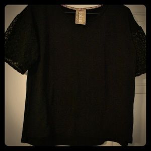 Anthropologie Dolan bell sleeve stretch top